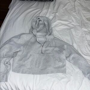 lululemon athletica Light Gray Women's Hoodie Sweater